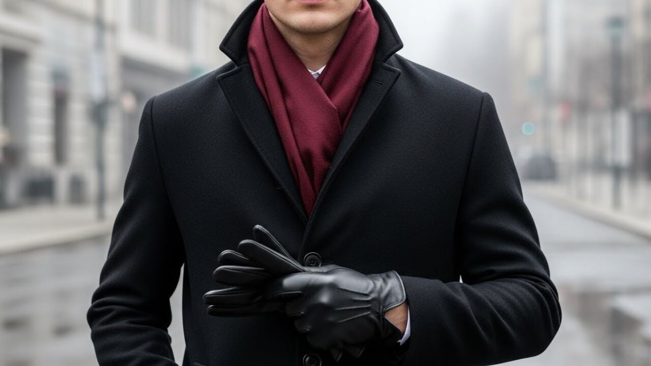 Kış Kombini Mantığı: Kaban, Atkı ve Deri Eldivenle Net Duruş