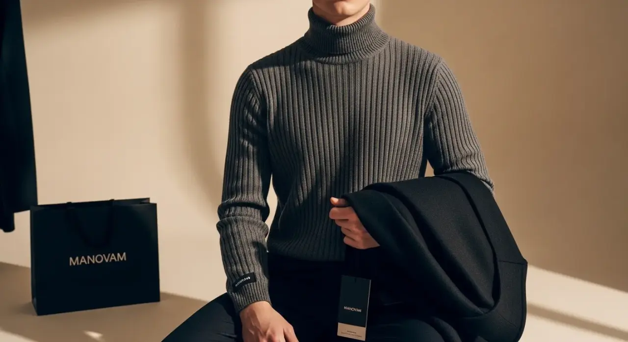 Erkek Boğazlı Triko Rehberi: Yaka Yüksekliği ve Yüz Hattı Dengesi