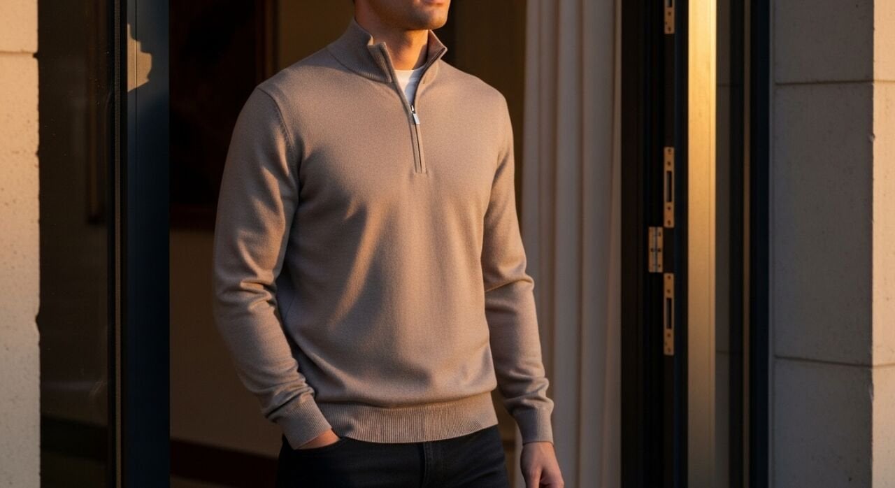 Zip Yaka Triko Kombinleri: İlkbaharda Daha Temiz ve Daha Güçlü Görünüm