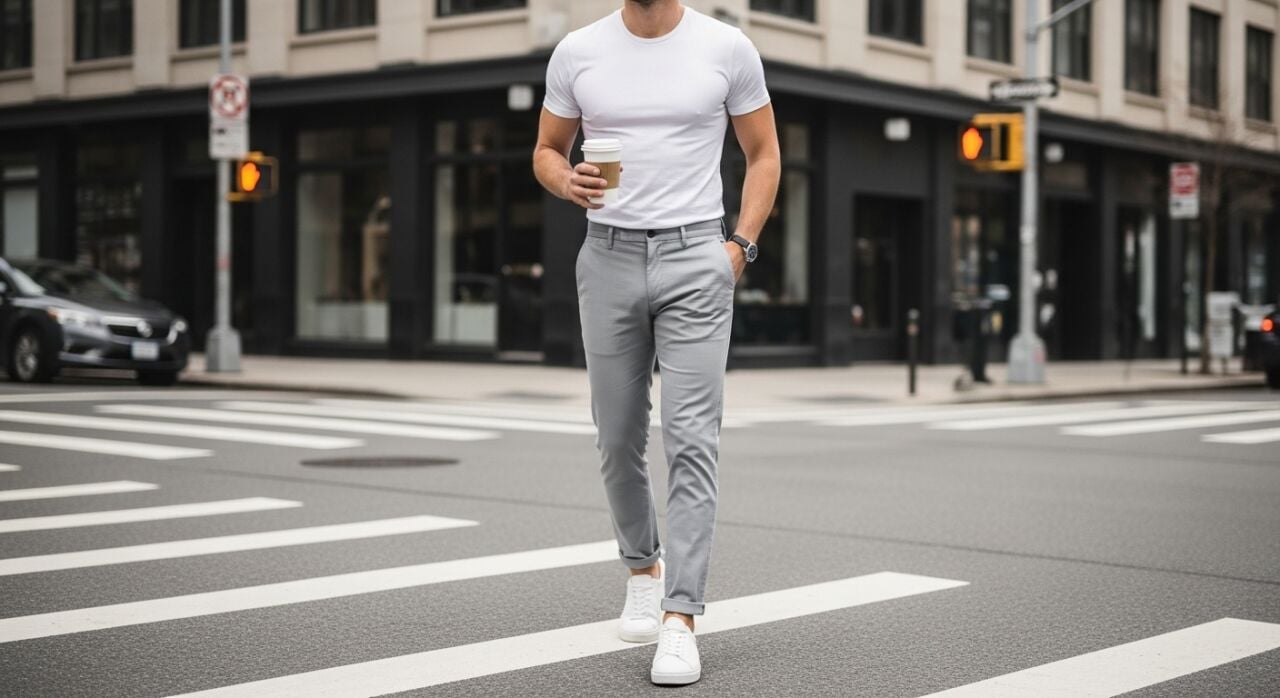 Basic Tişörtlerle Minimal ve Şık Erkek Kombinleri: Manovam’dan Dört Mevsim Modern Stil