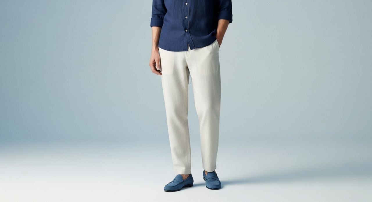 Modern Yaz Stili: Manovam Doğal Renk Keten Pantolon ile Şehirde ve Tatilde Zamansız Konfor