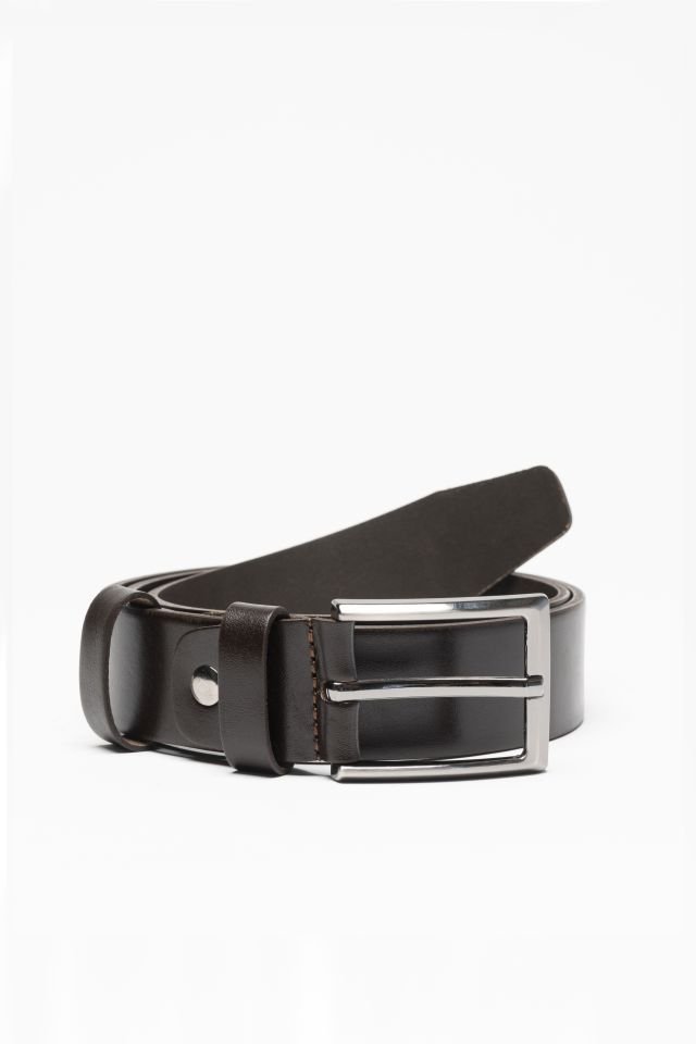 Kahverengi Deri Kemer