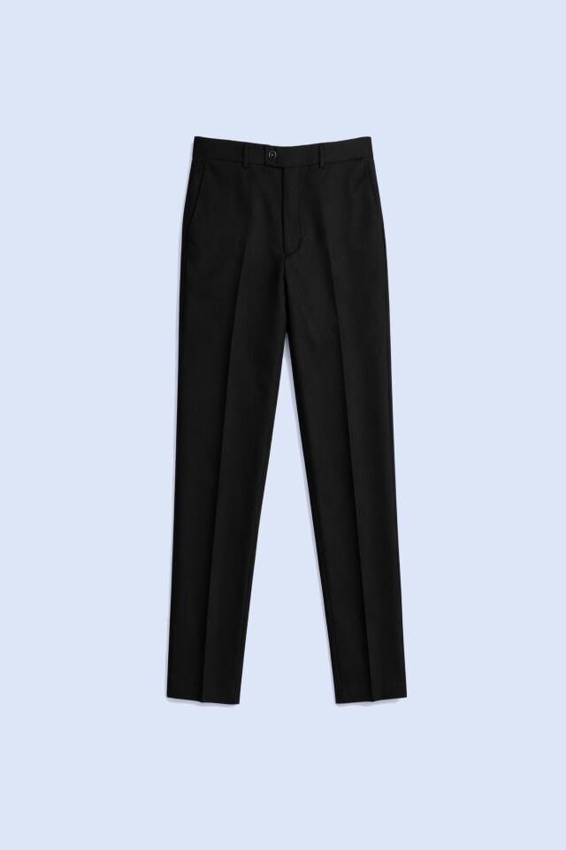 Siyah Klasik Kumaş Pantolon/Manovam Premium