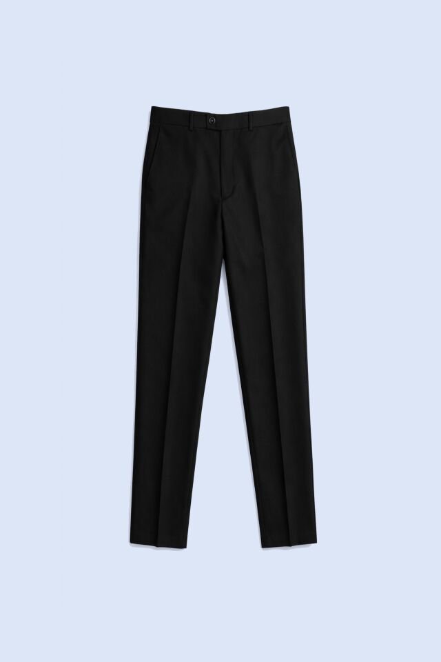 Siyah Klasik Kumaş Pantolon/Manovam Premium