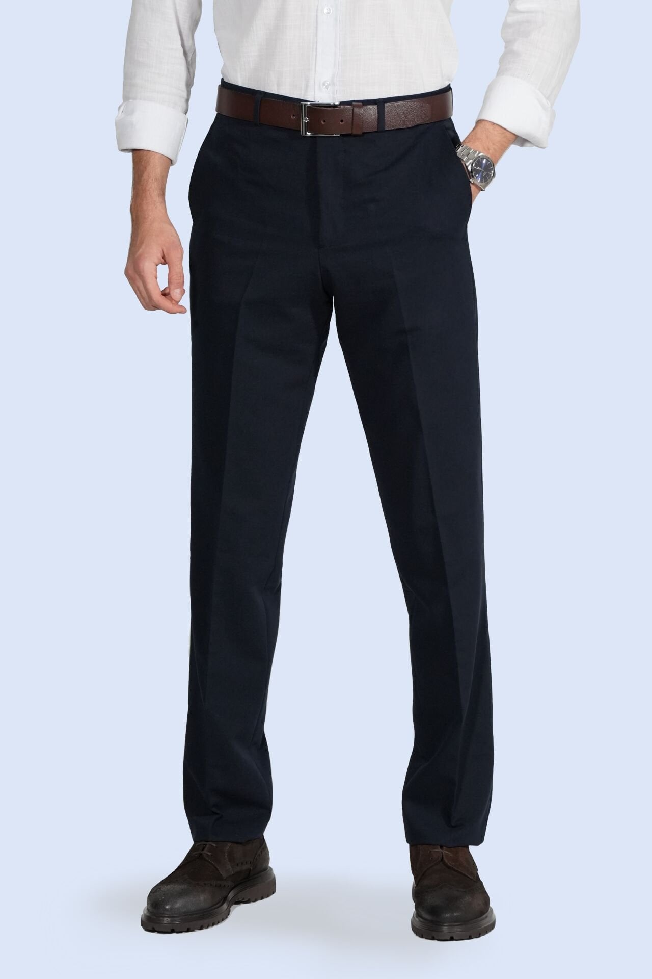 Lacivert Klasik Kumaş Pantolon | Manovam Premium