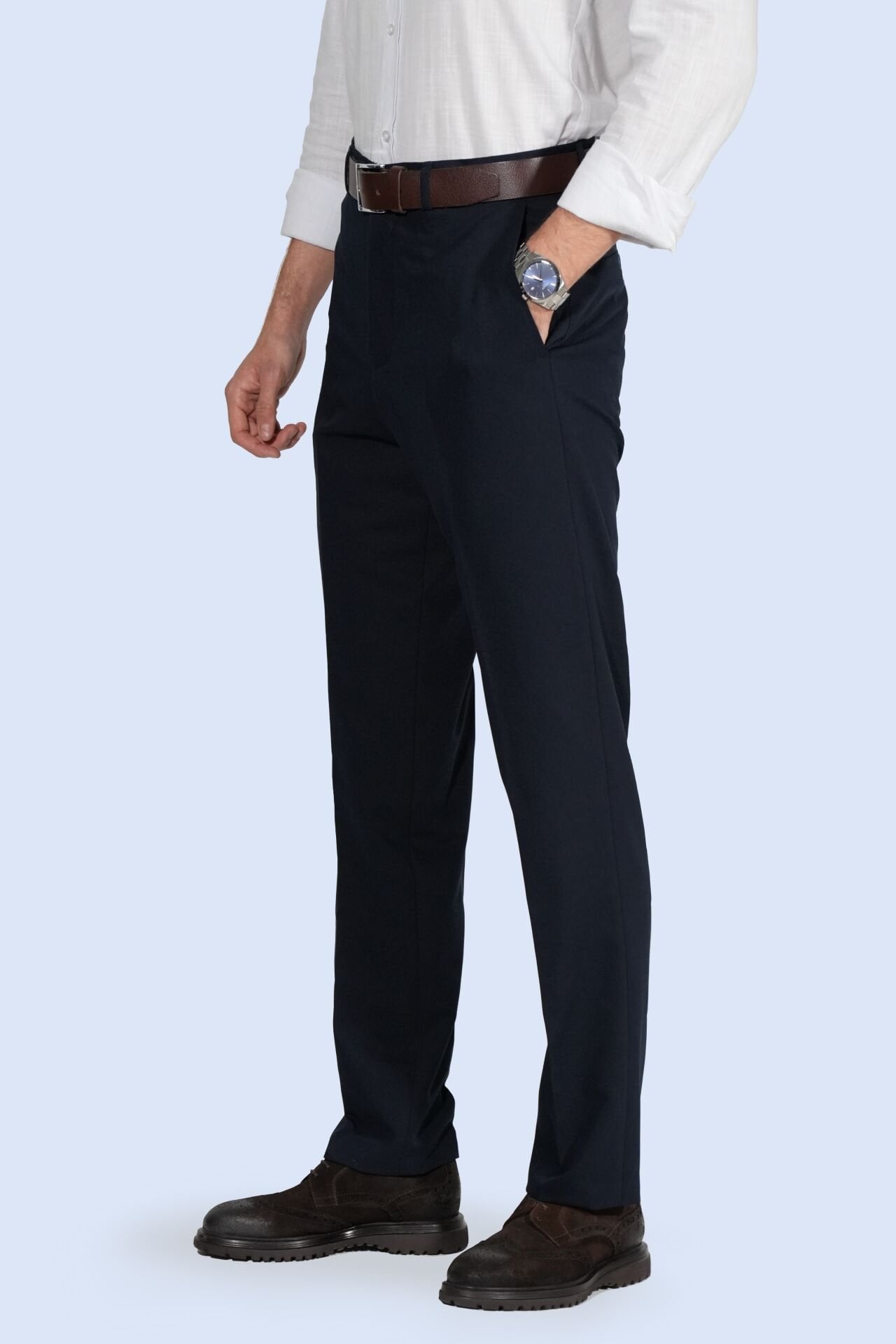 Lacivert Klasik Kumaş Pantolon | Manovam Premium