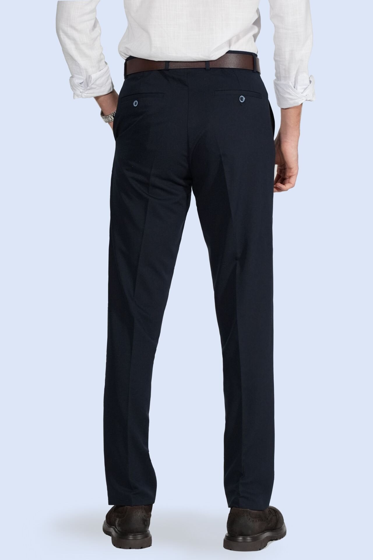 Lacivert Klasik Kumaş Pantolon | Manovam Premium