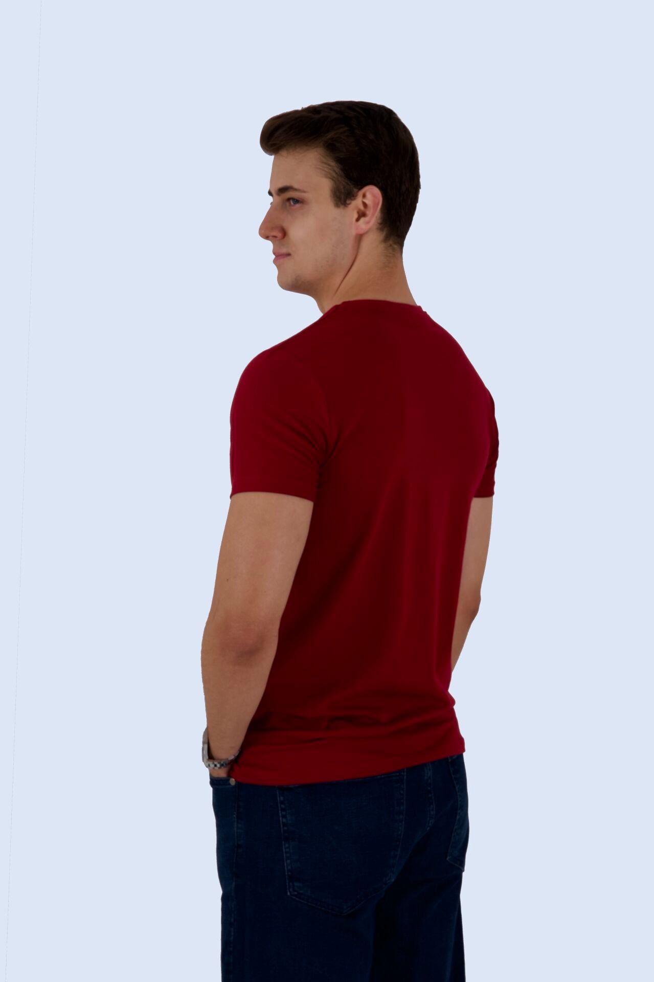 Basic Bordo Tişört