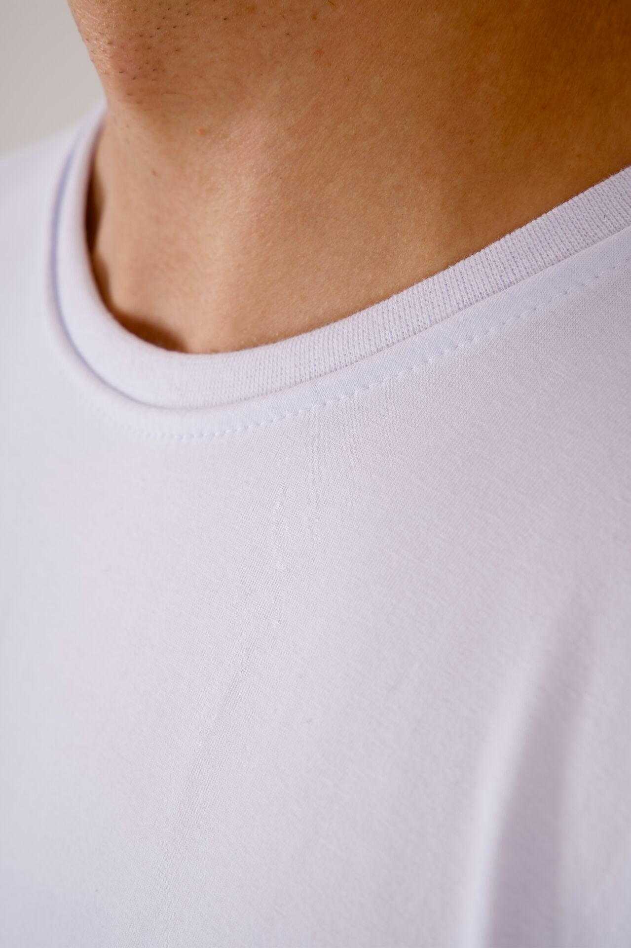 3'lü Basic Beyaz Tişört Set