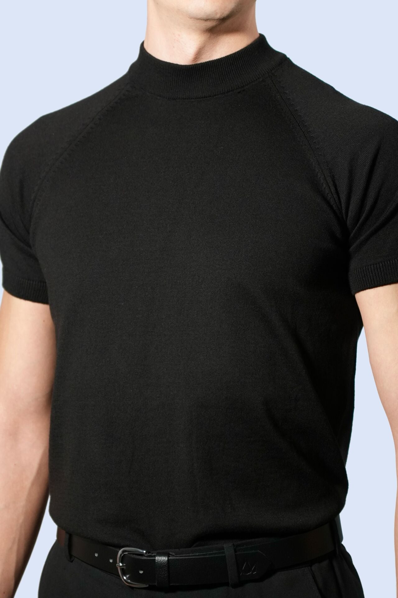 Siyah Triko Tişört | Manovam M