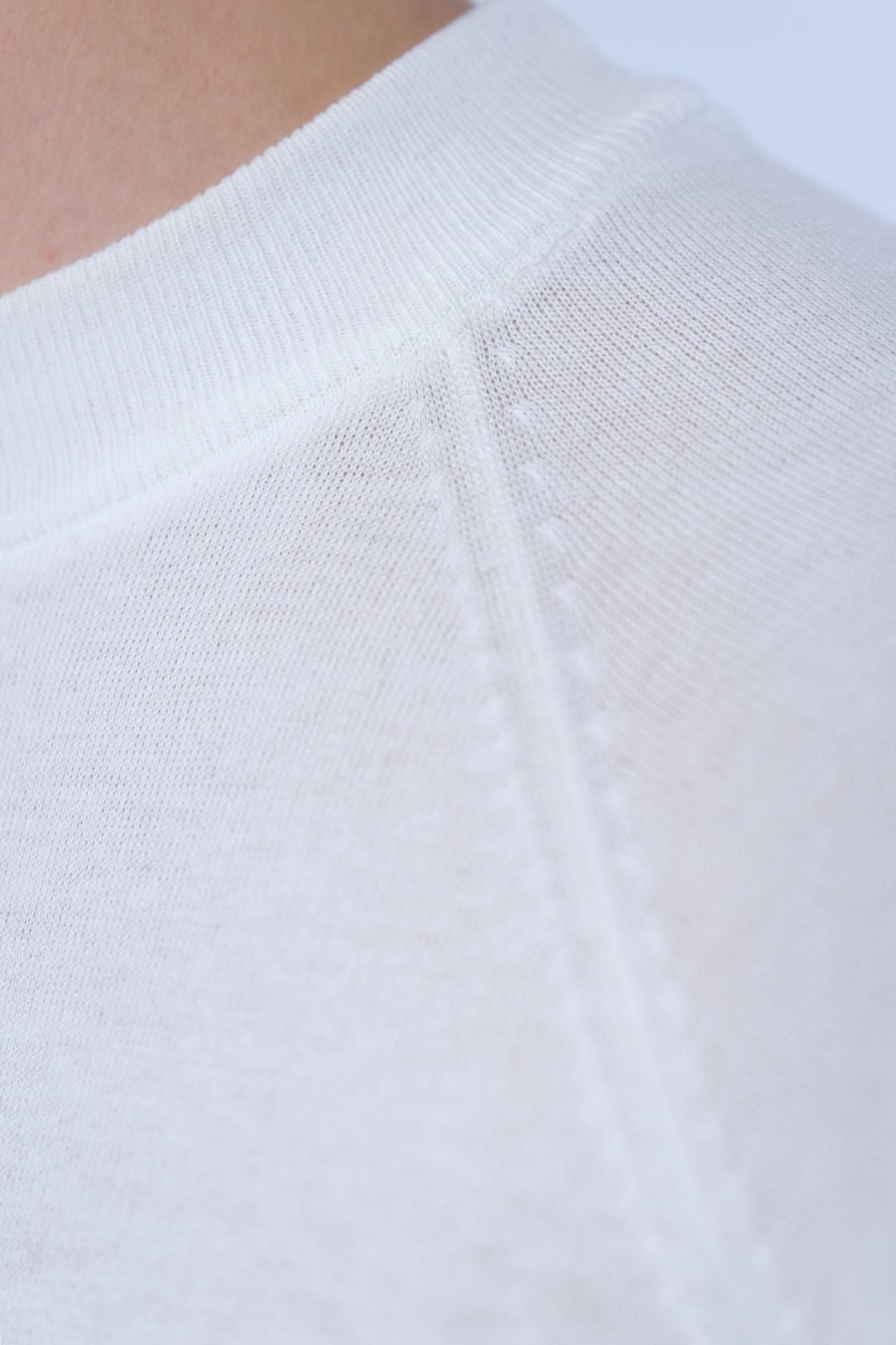 Ekru Triko Tişört | Manovam