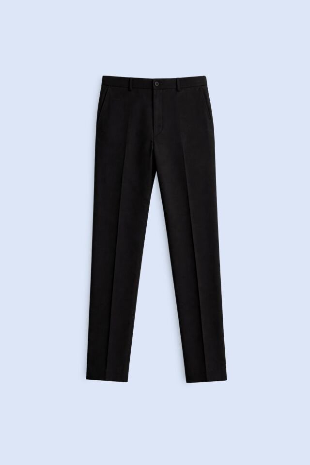 Siyah Kumaş Pantolon