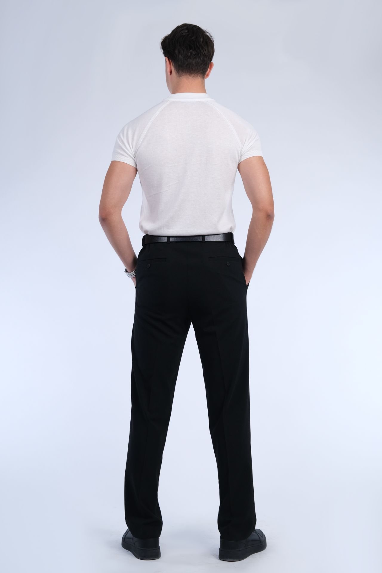 Siyah Kumaş Pantolon