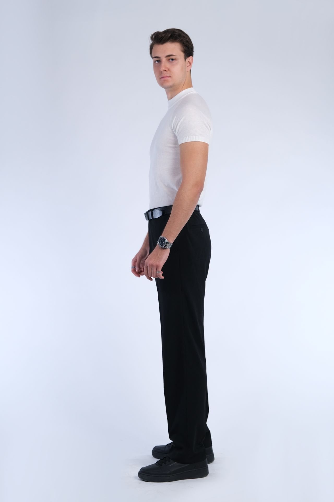 Siyah Kumaş Pantolon