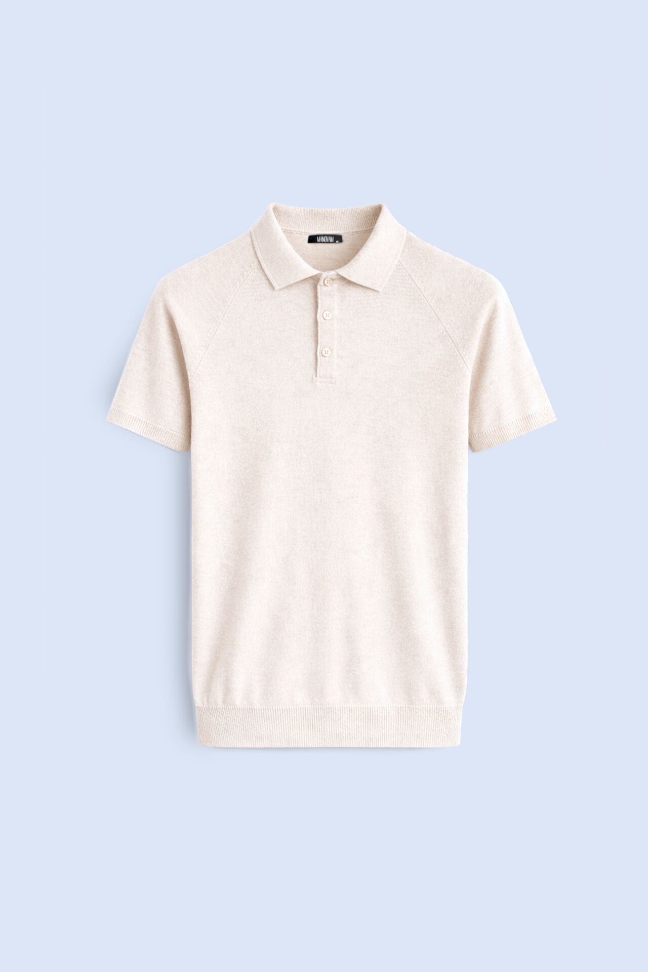 Bej Polo Yaka Triko Tişört