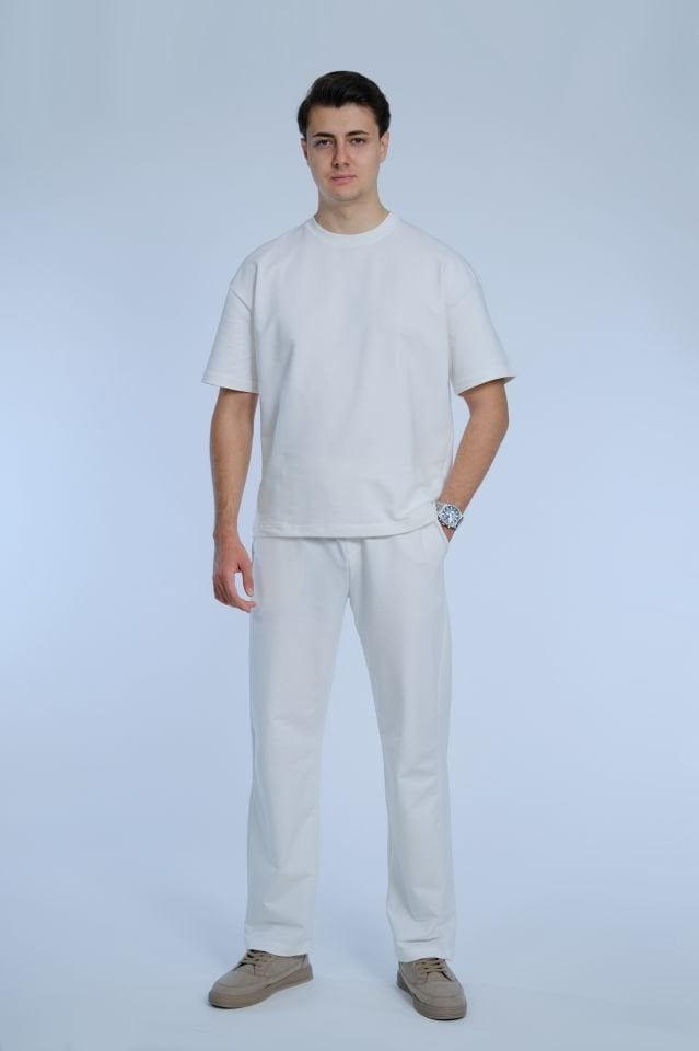 Açık Bej Yazlık Eşofman Takımı