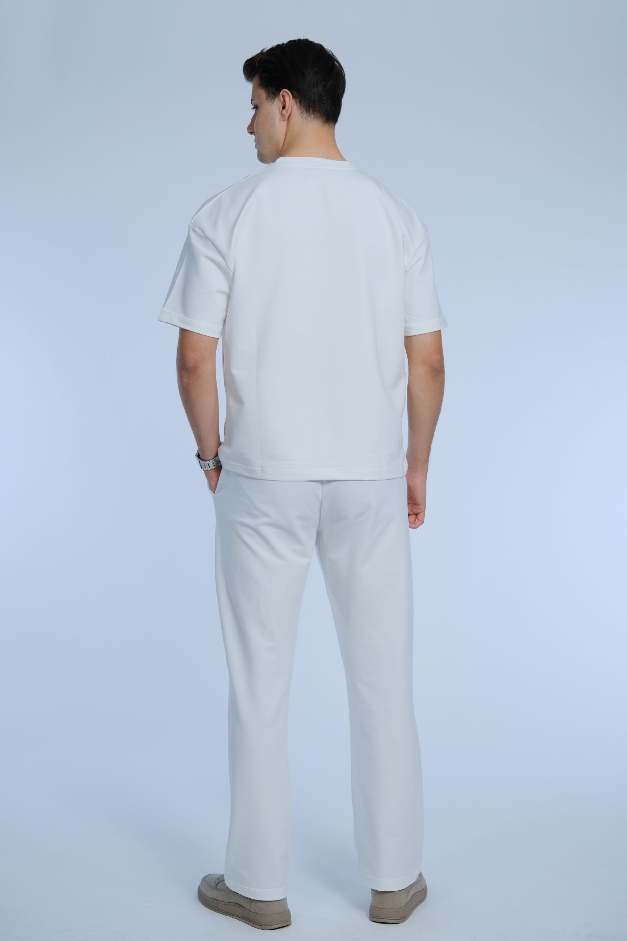 Açık Bej Yazlık Eşofman Takımı