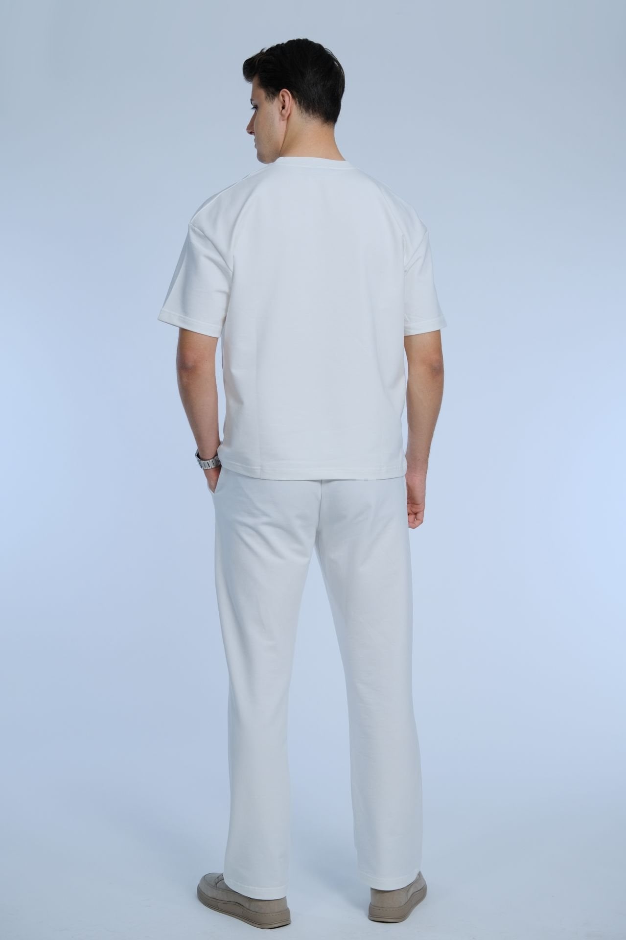 Açık Bej Yazlık Eşofman Takımı