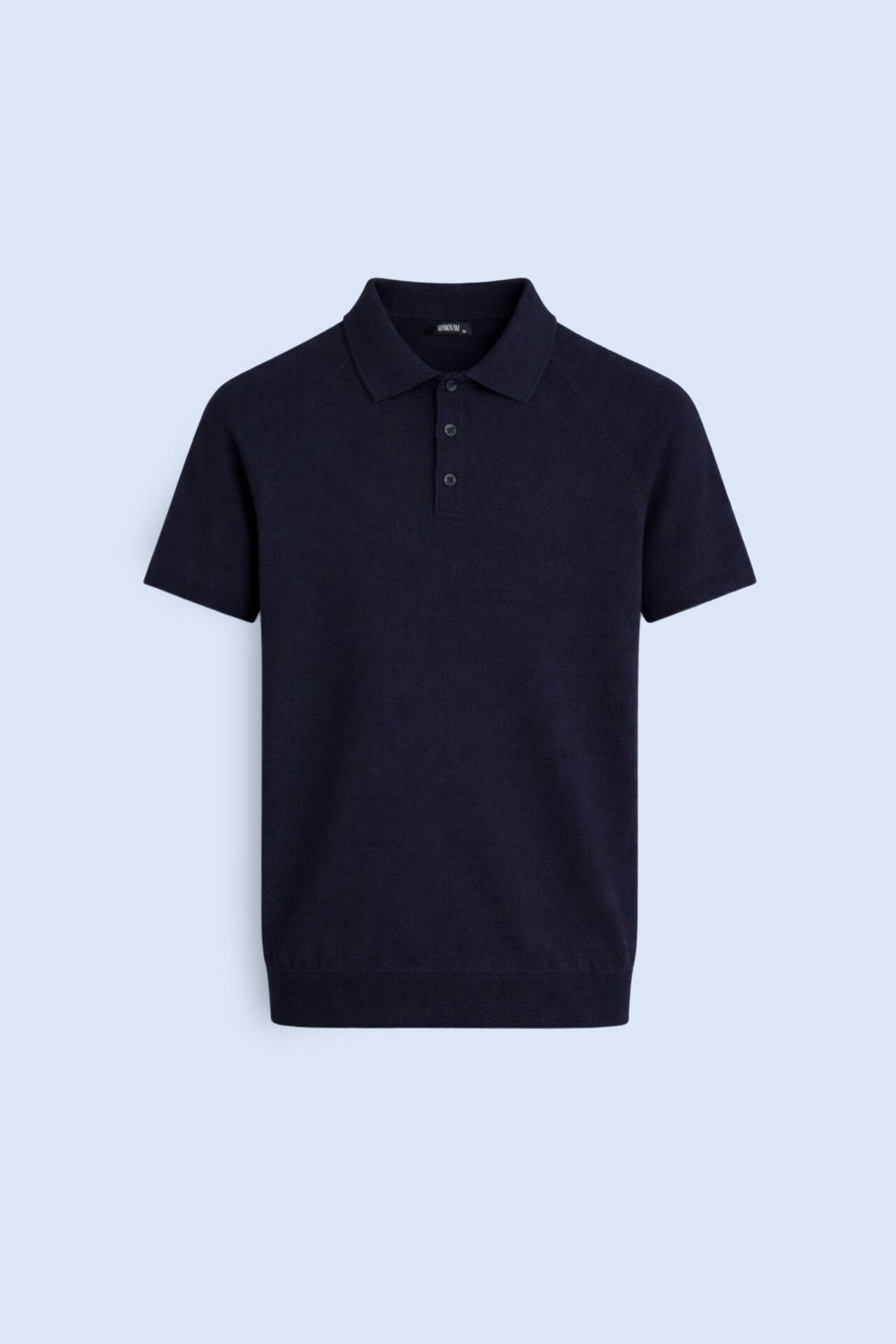 Lacivert Polo Yaka Triko Tişört