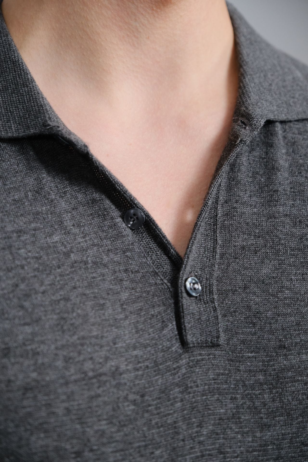 Antrasit Polo Yaka Triko Tişört