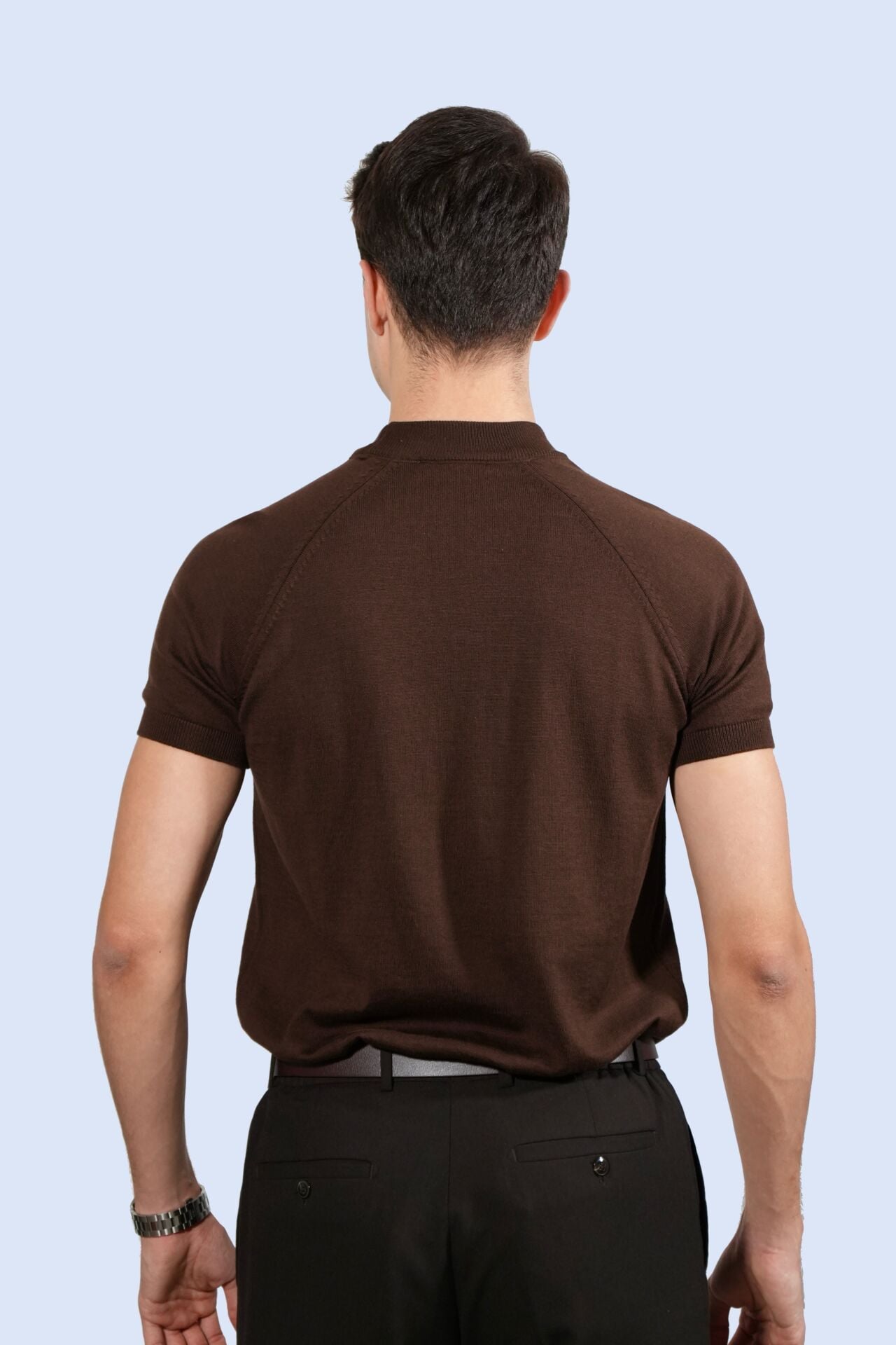 Kahverengi Triko Tişört