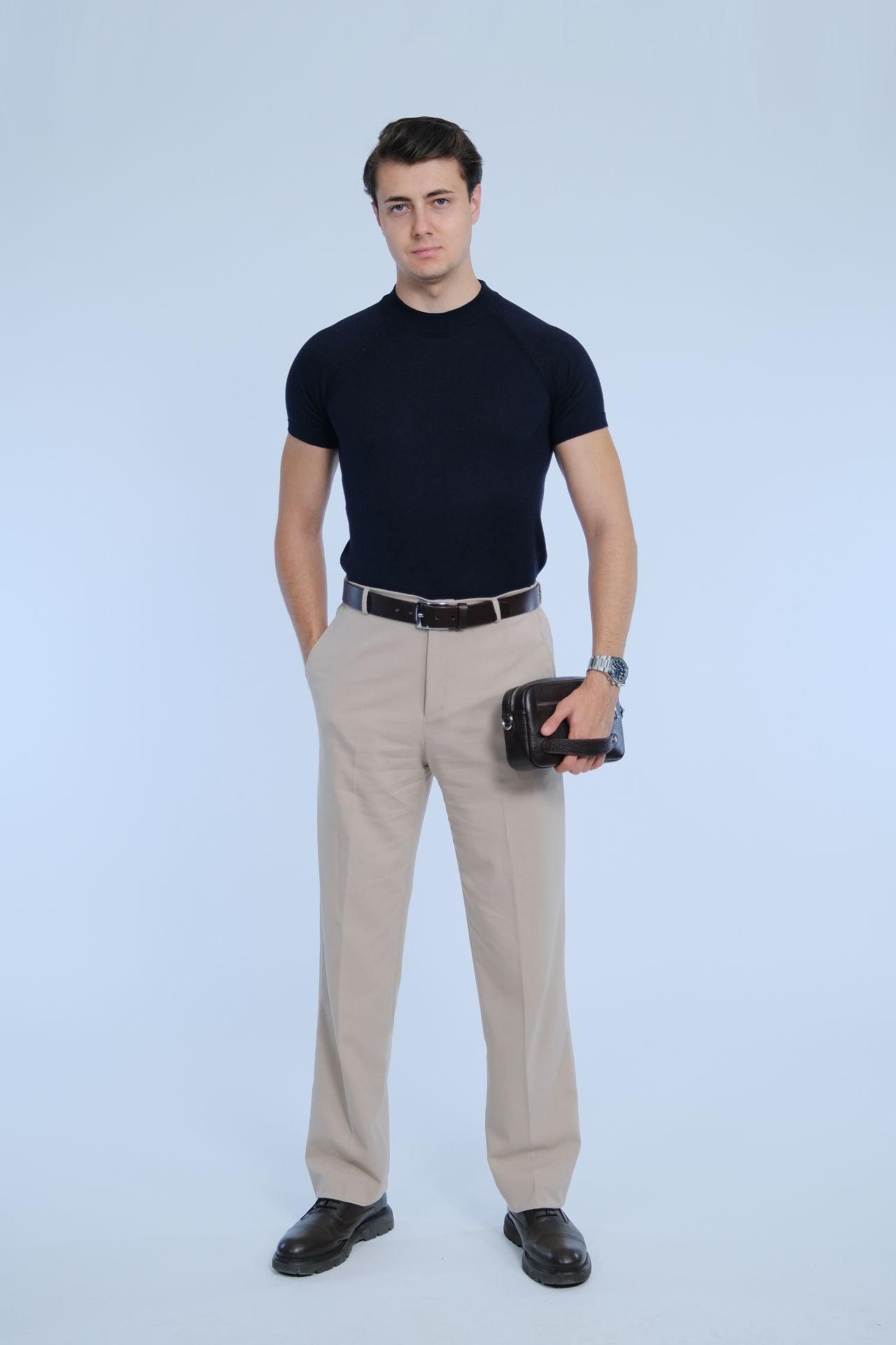 Lacivert Triko Tişört