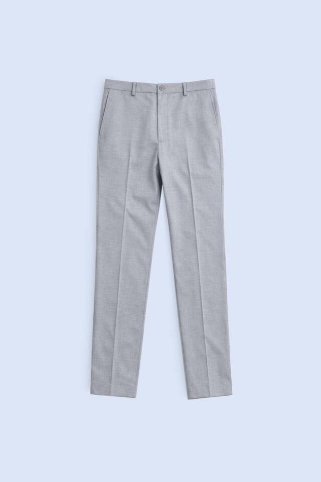 Açık Gri Kumaş Pantolon