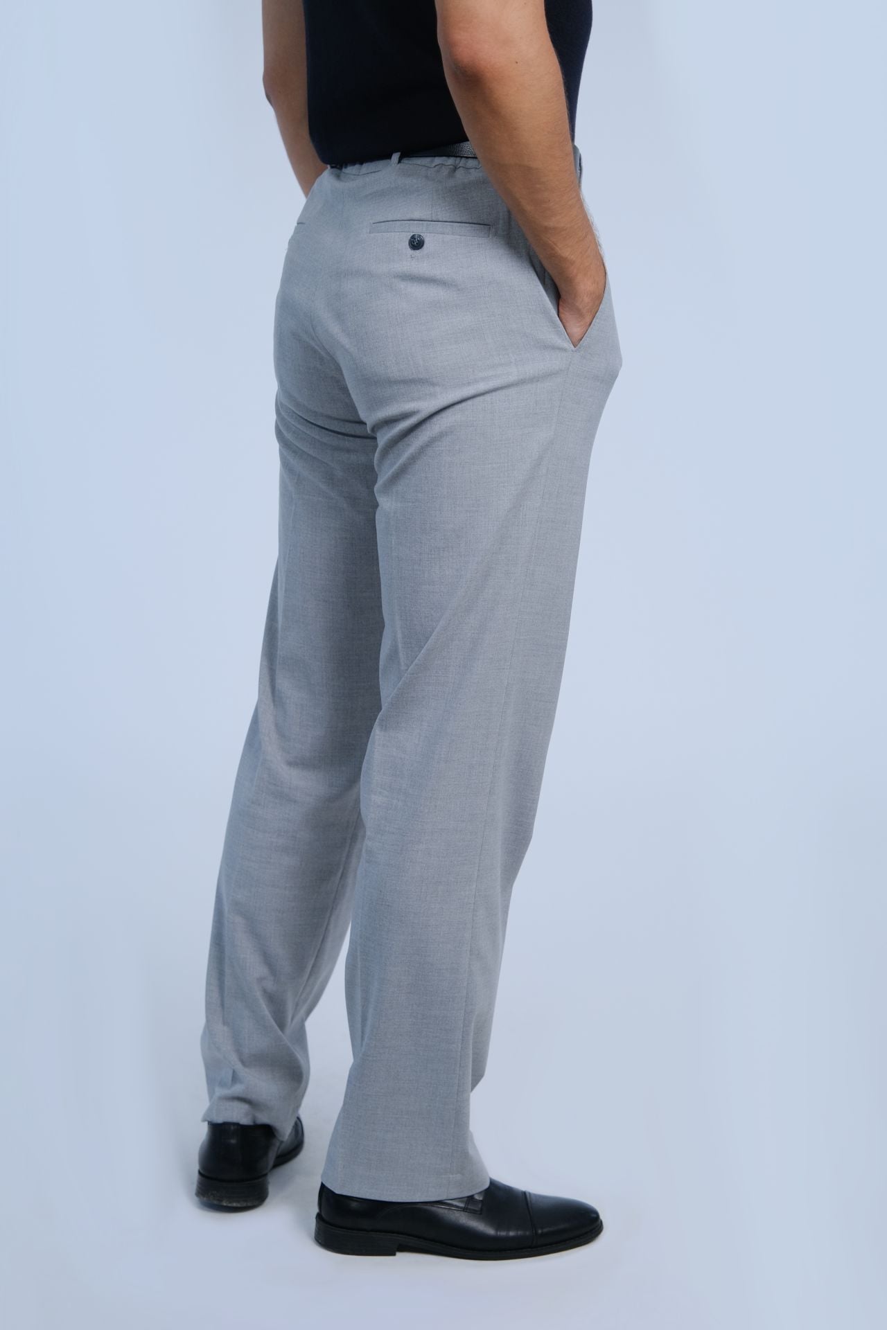 Açık Gri Kumaş Pantolon