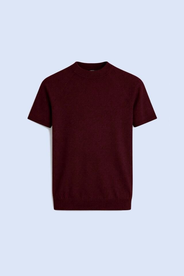 Bordo Triko Tişört | Manovam