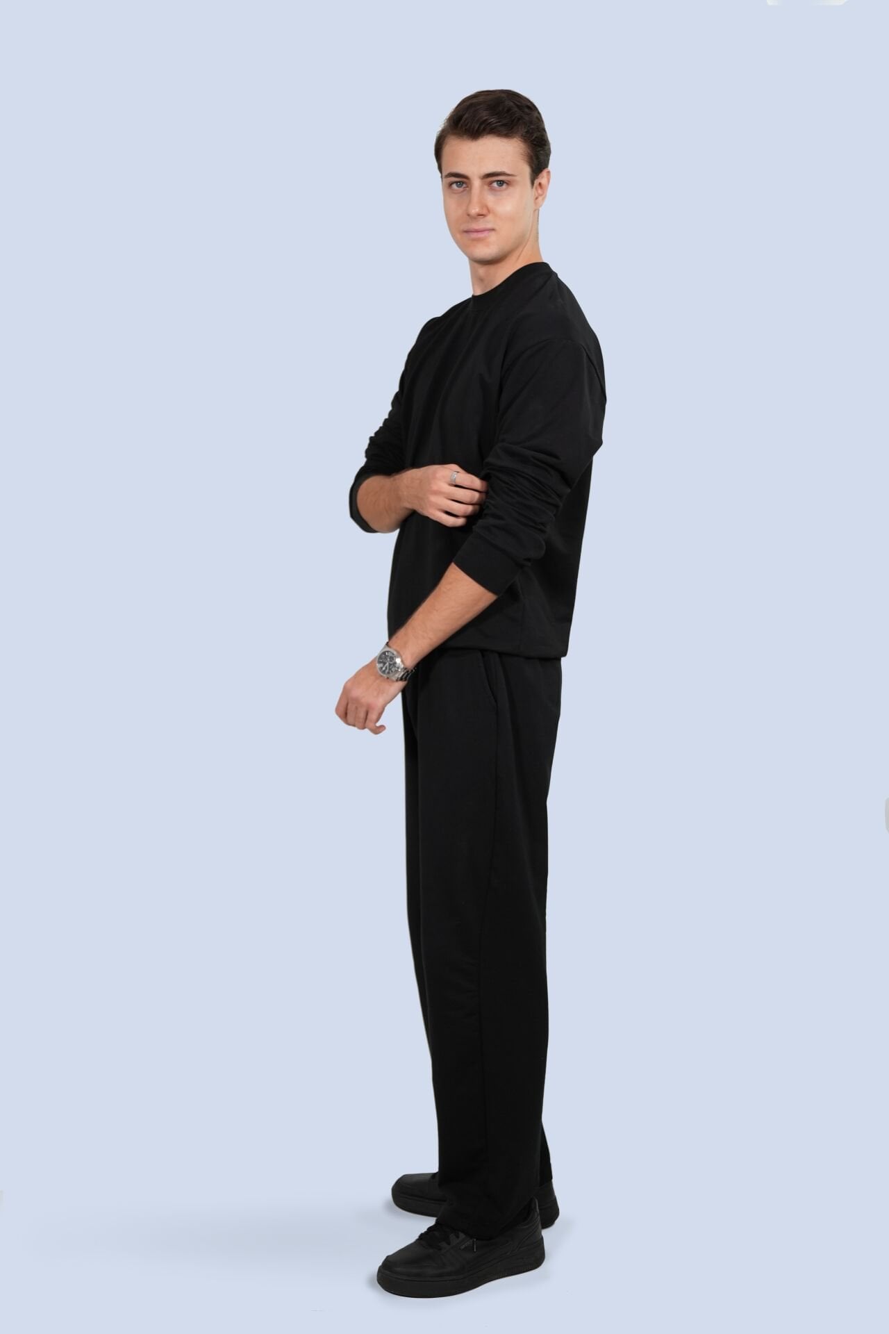 Siyah Mevsimlik Eşofman Takımı