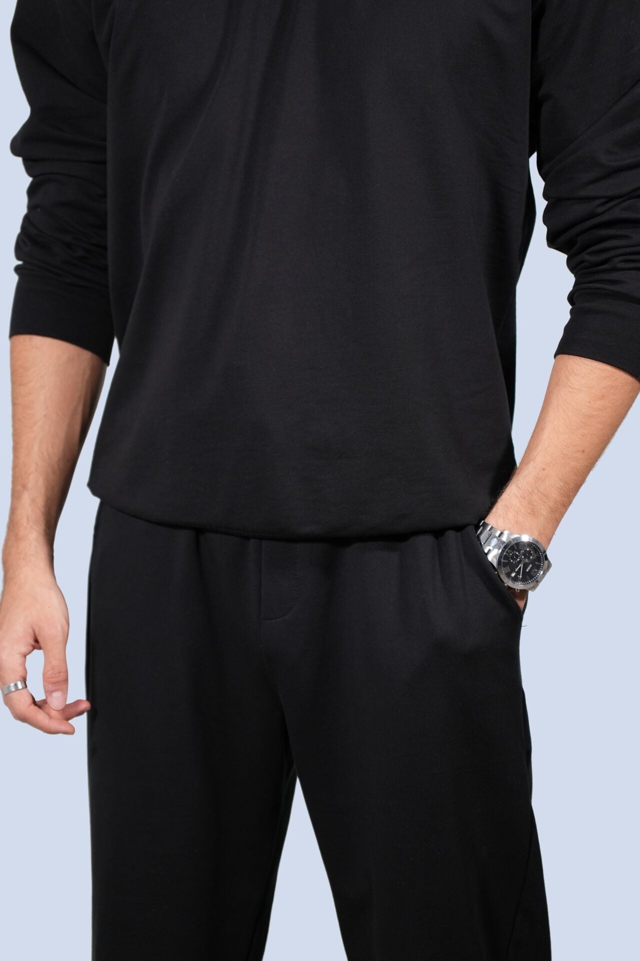 Siyah Mevsimlik Eşofman Takımı