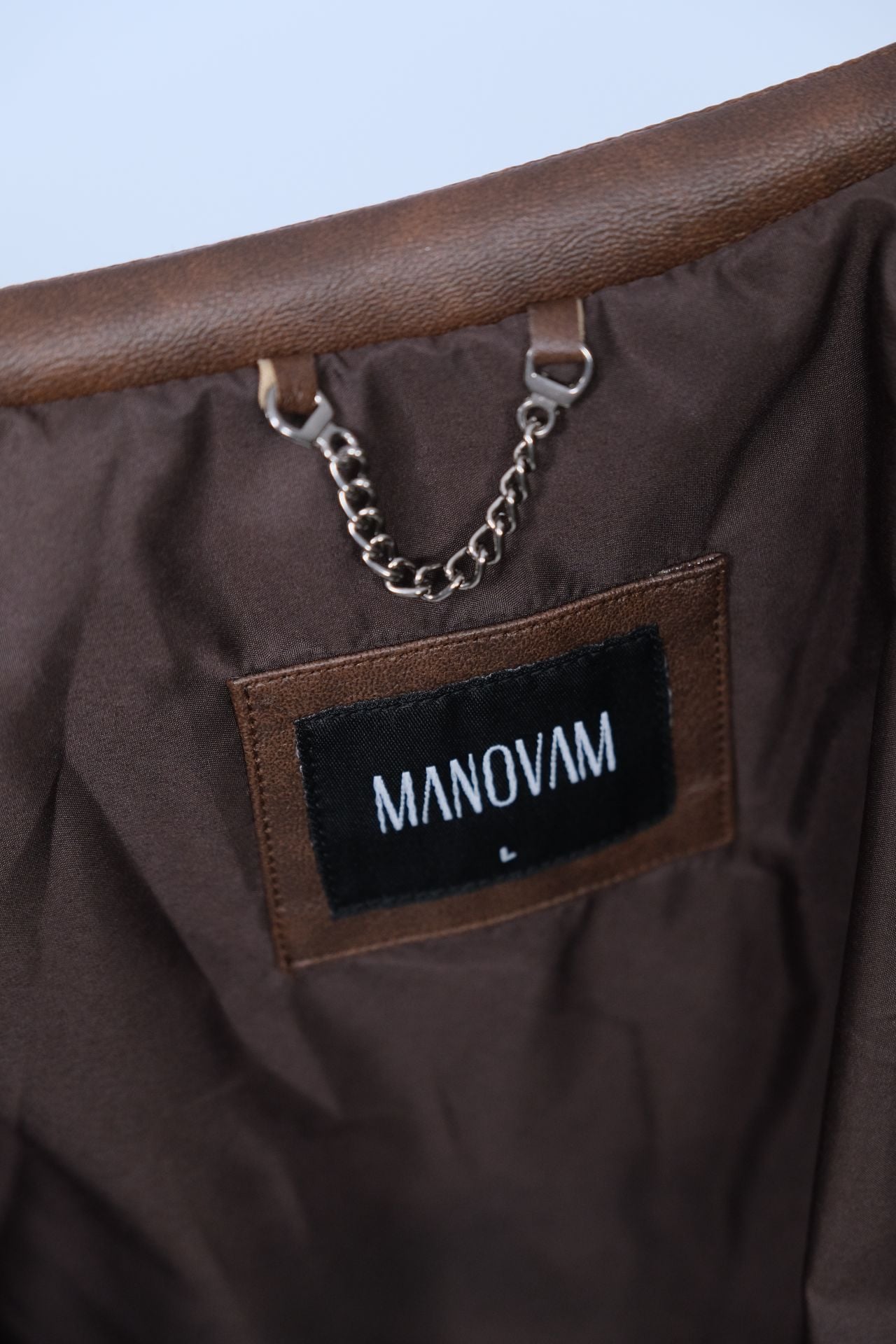 Kahverengi Kışlık Suni Deri Ceket