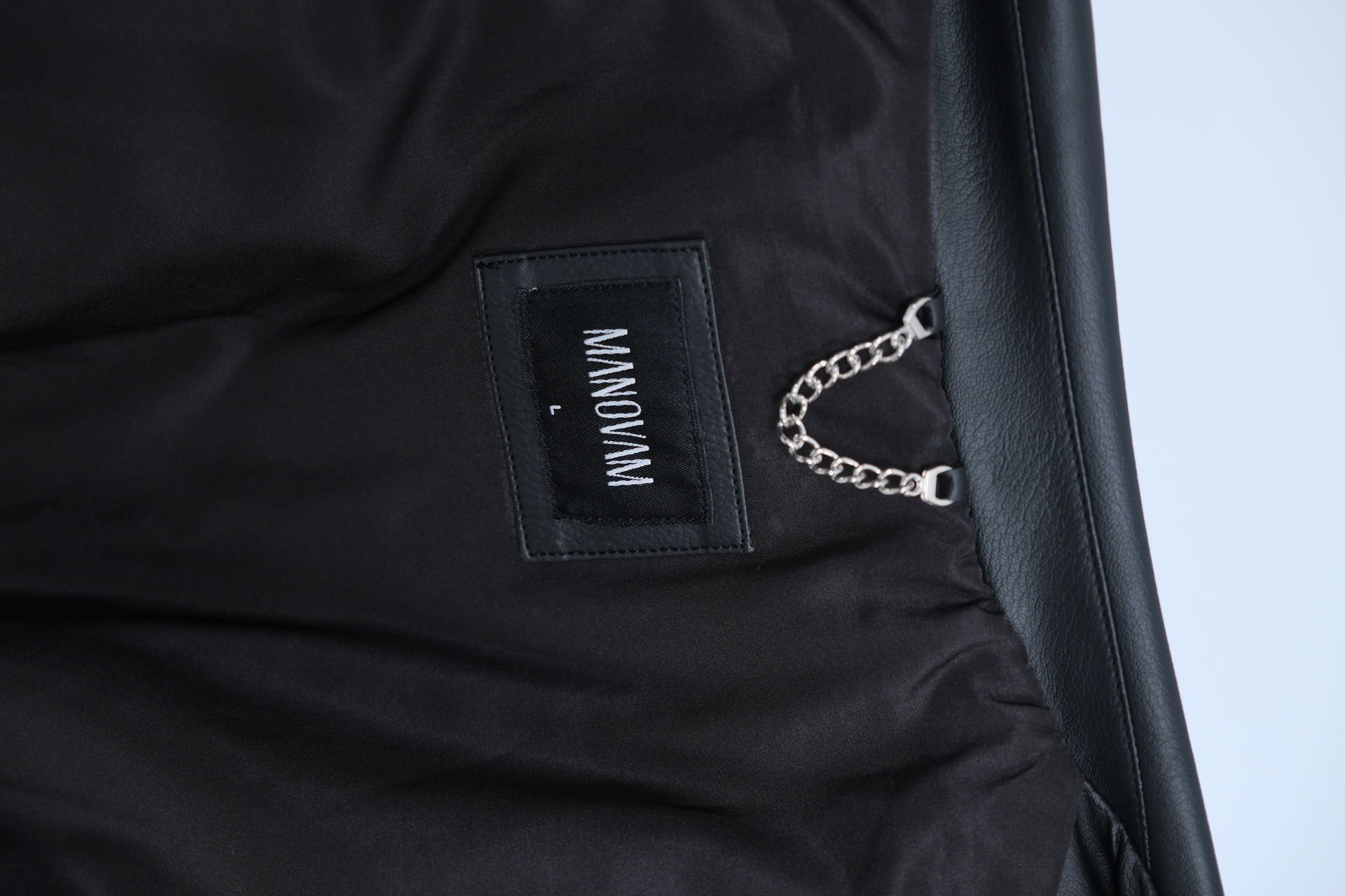 Siyah Kışlık Suni Deri Ceket