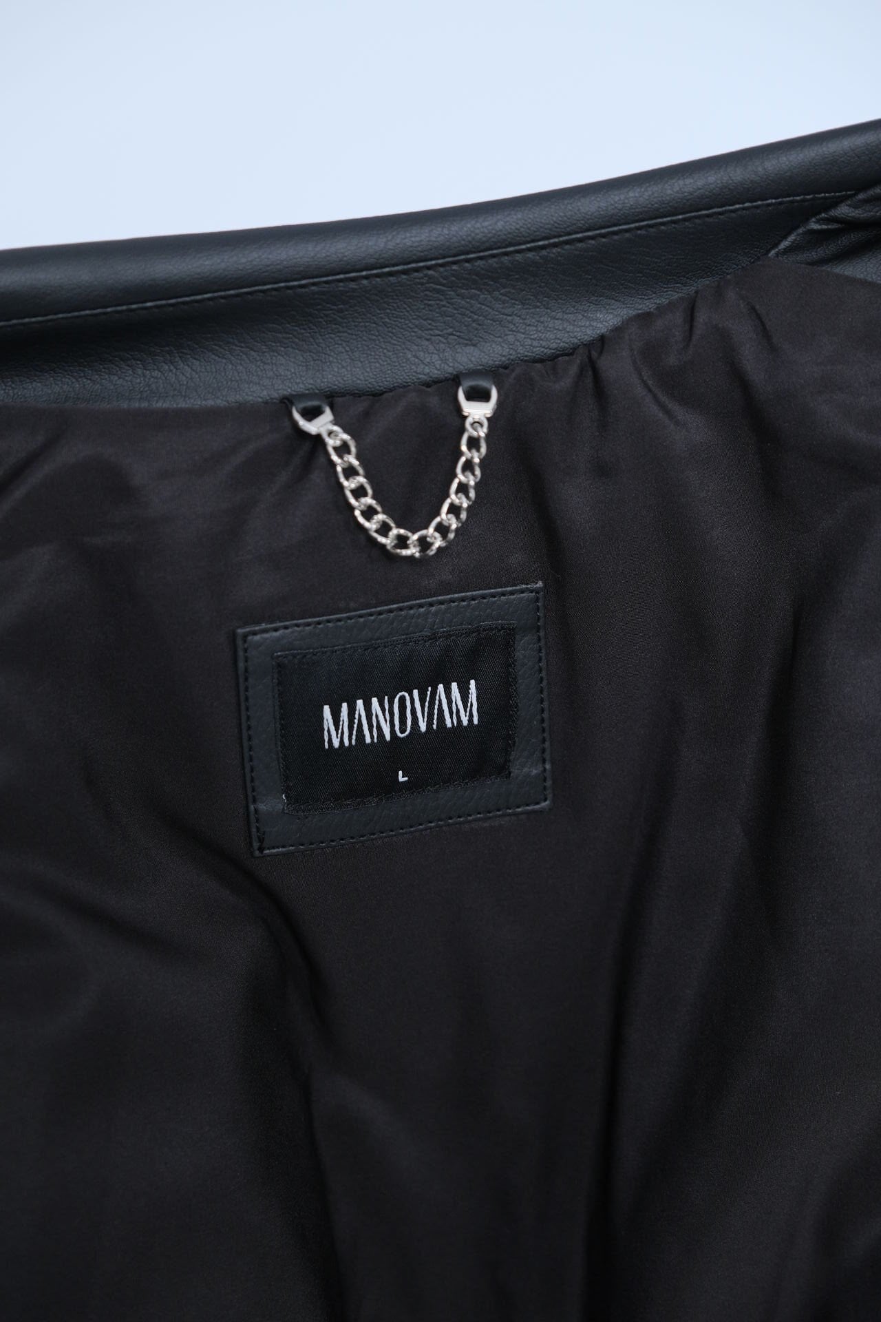 Siyah Kışlık Suni Deri Ceket