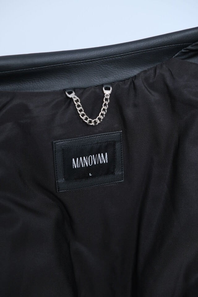 Siyah Kışlık Suni Deri Ceket