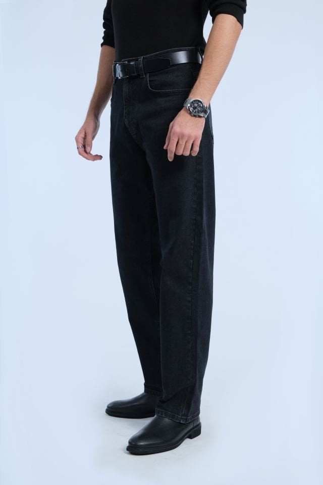 Siyah Loose Jean