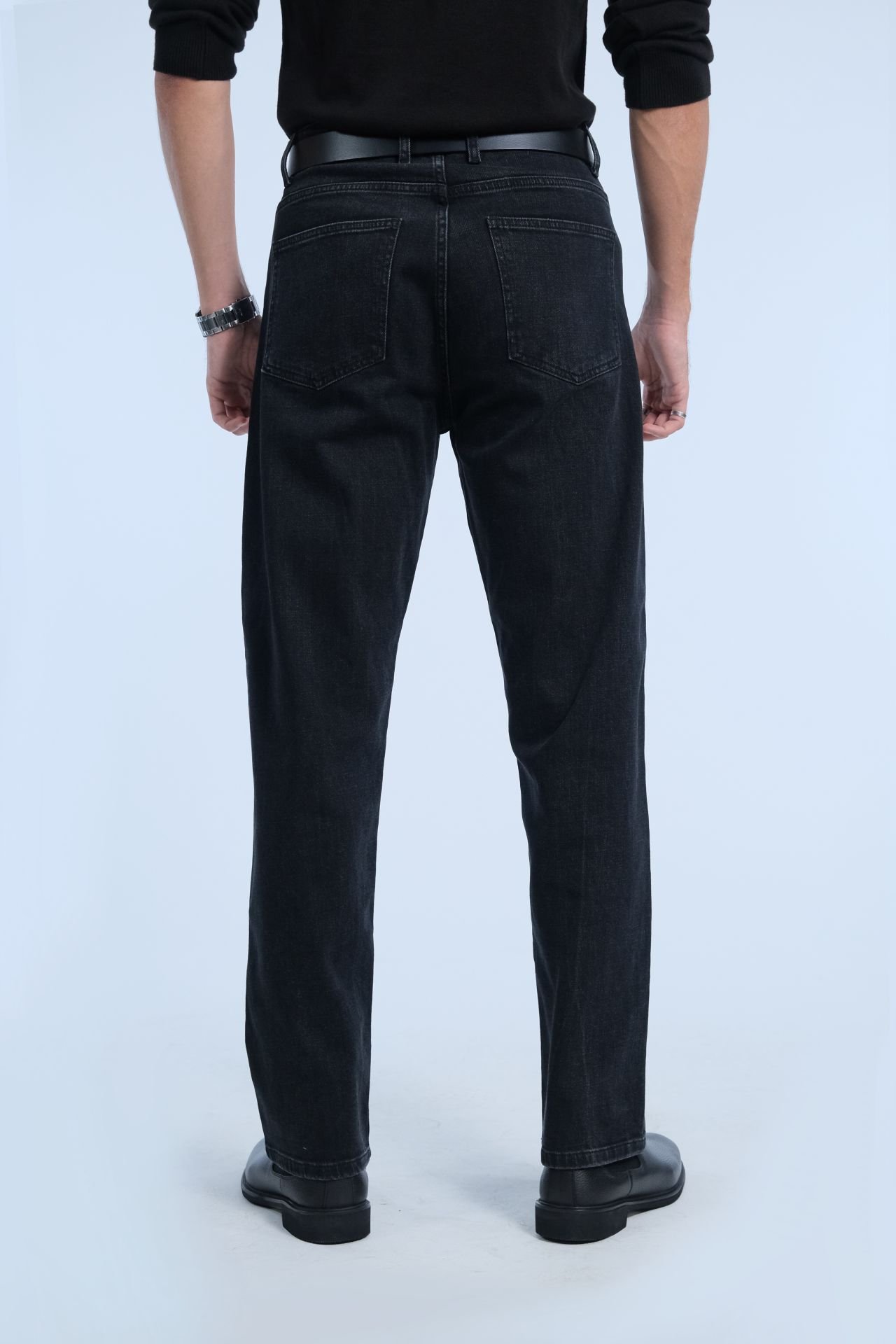 Siyah Loose Jean