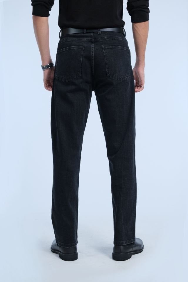 Siyah Loose Jean