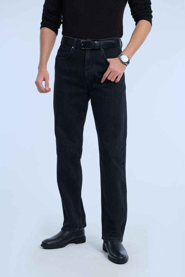 Siyah Loose Jean