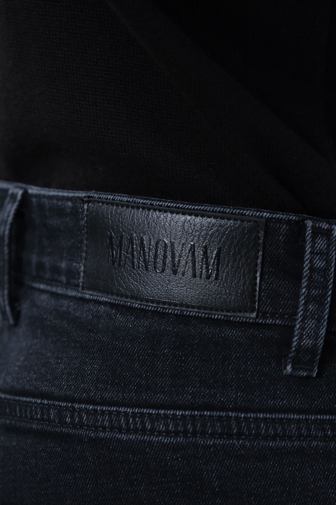 Siyah Loose Jean