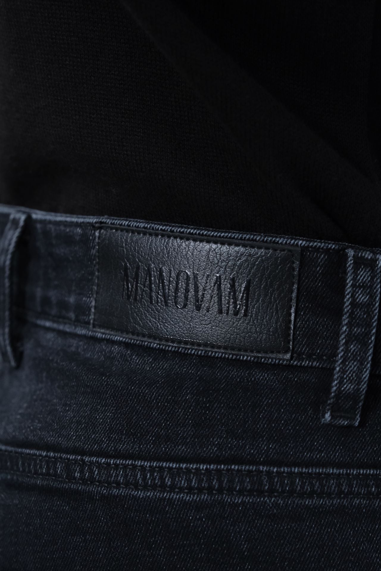 Siyah Loose Jean