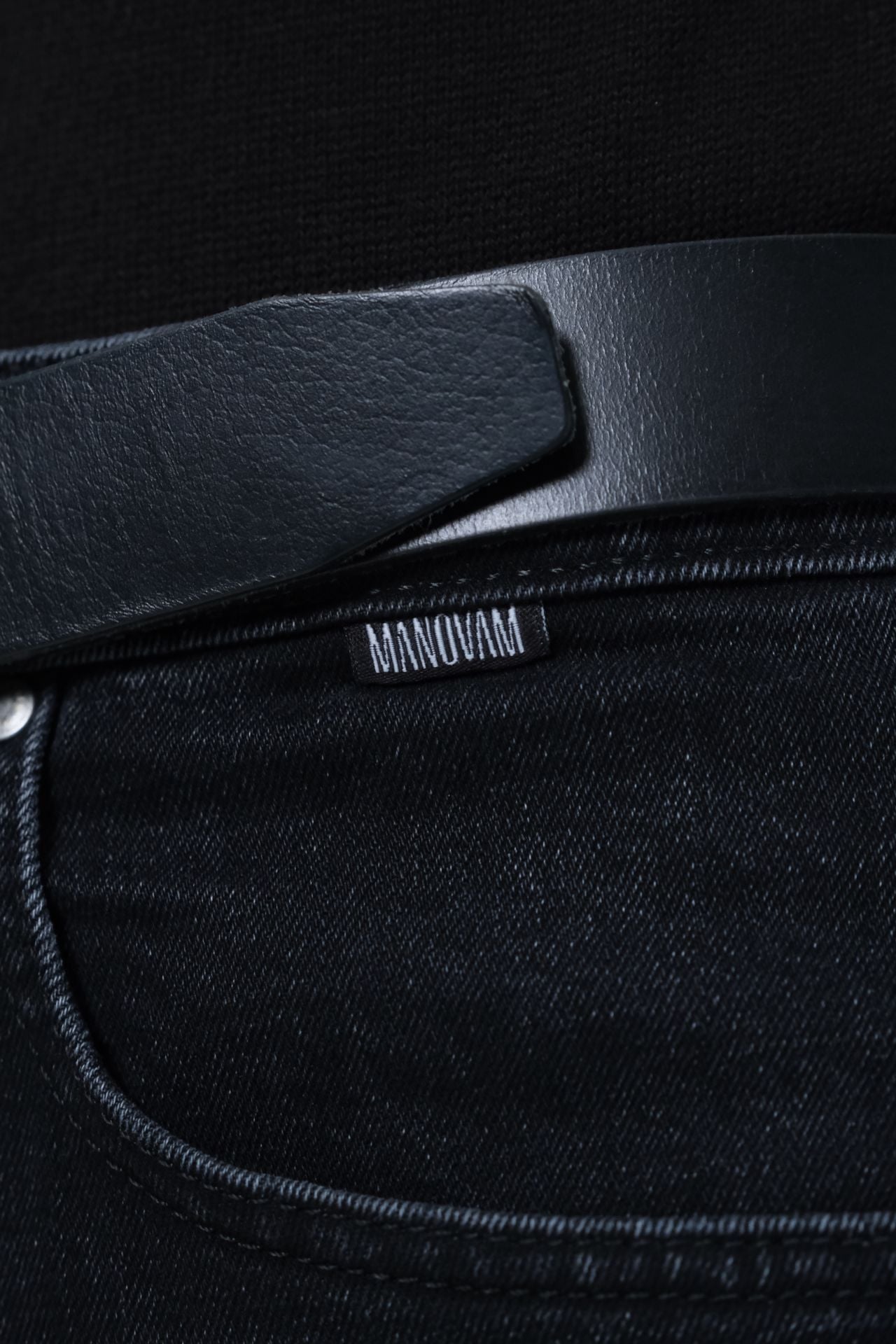 Siyah Loose Jean