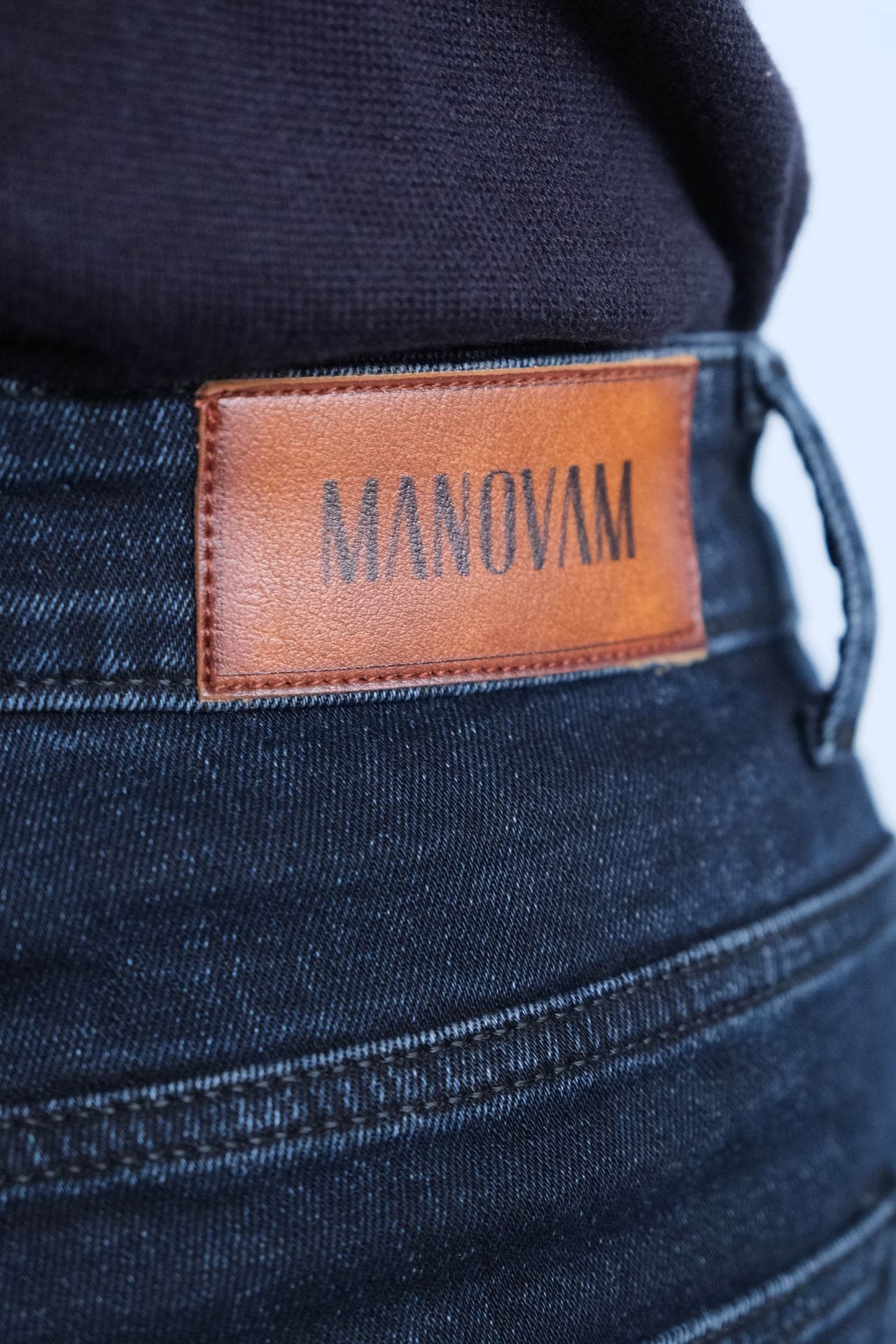 Koyu Lacivert Loose Jean