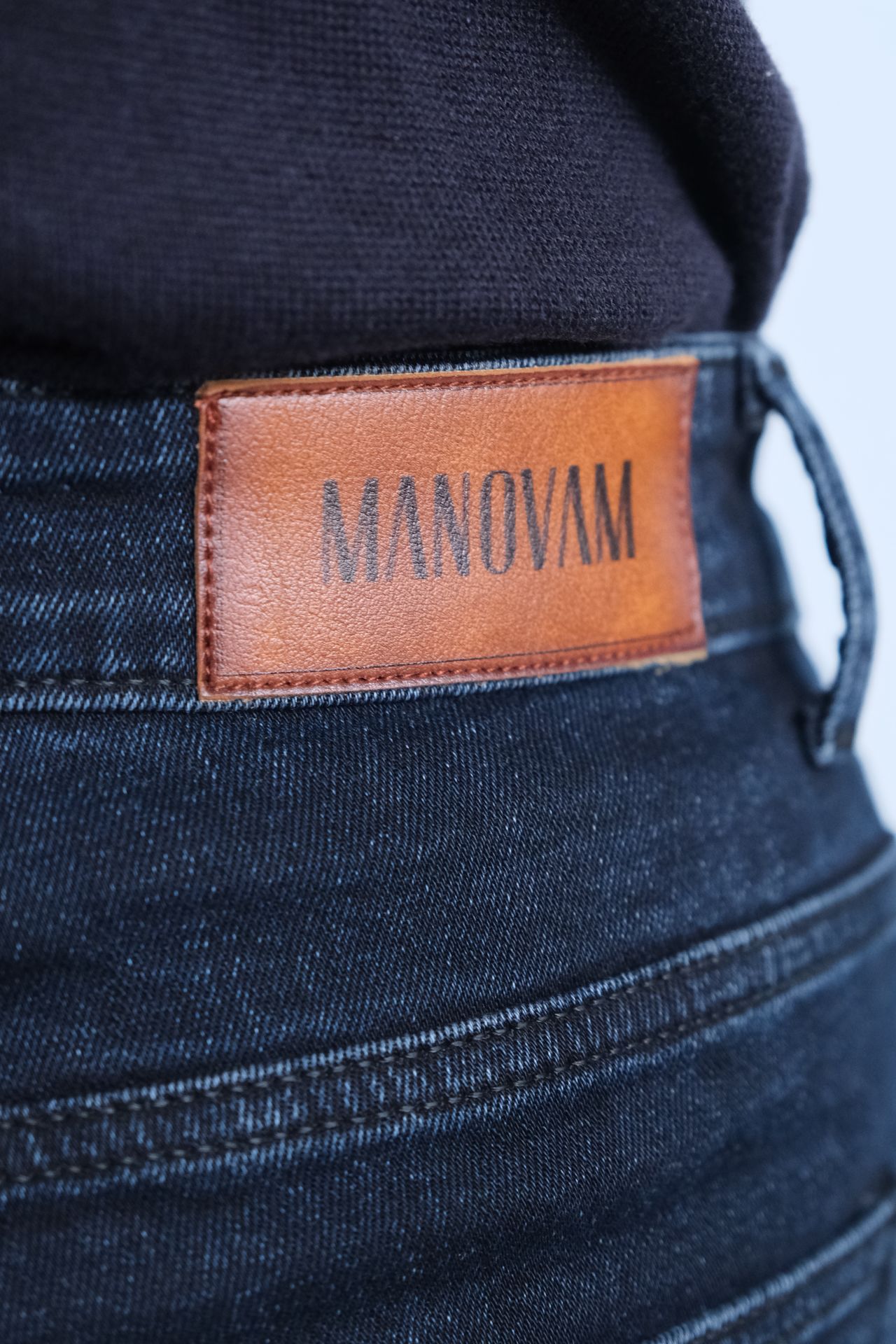 Koyu Lacivert Loose Jean