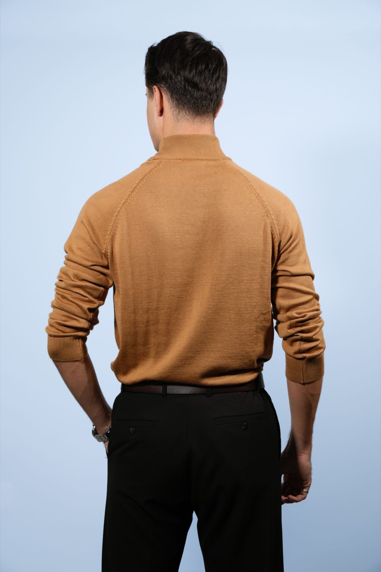 Vizon Yarım Boğazlı Triko