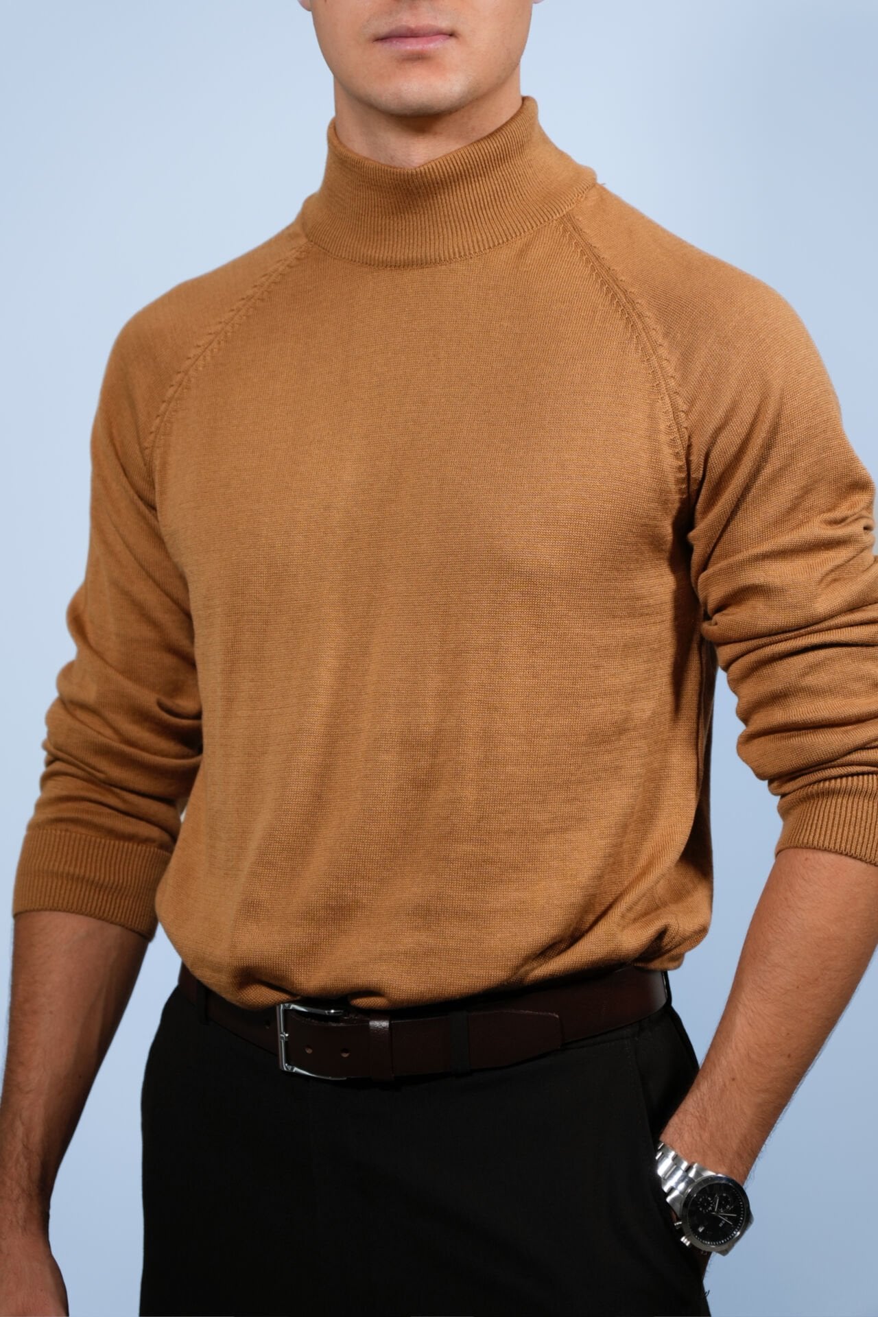 Vizon Yarım Boğazlı Triko