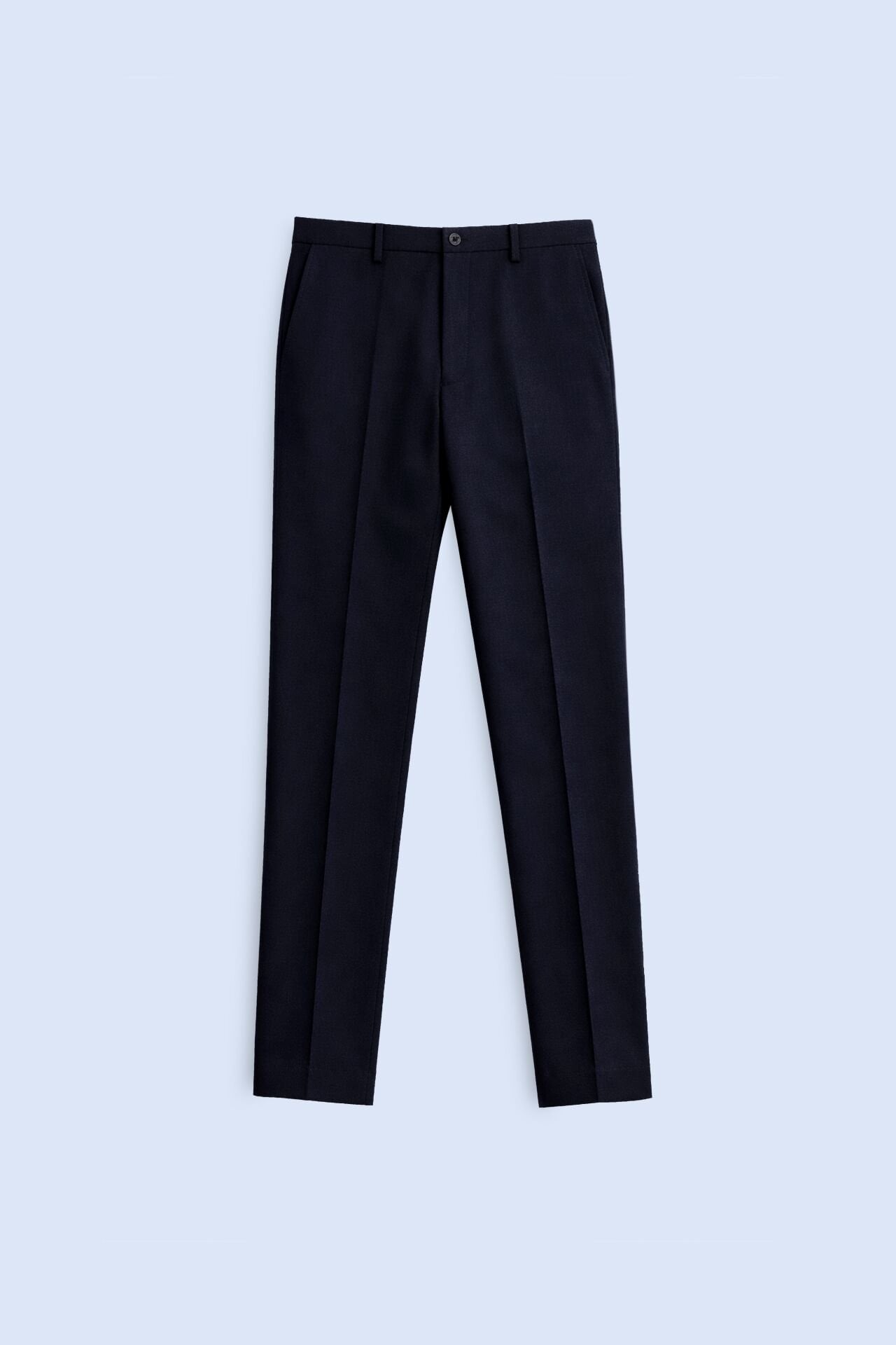 Koyu Lacivert Kalın Kumaş Pantolon